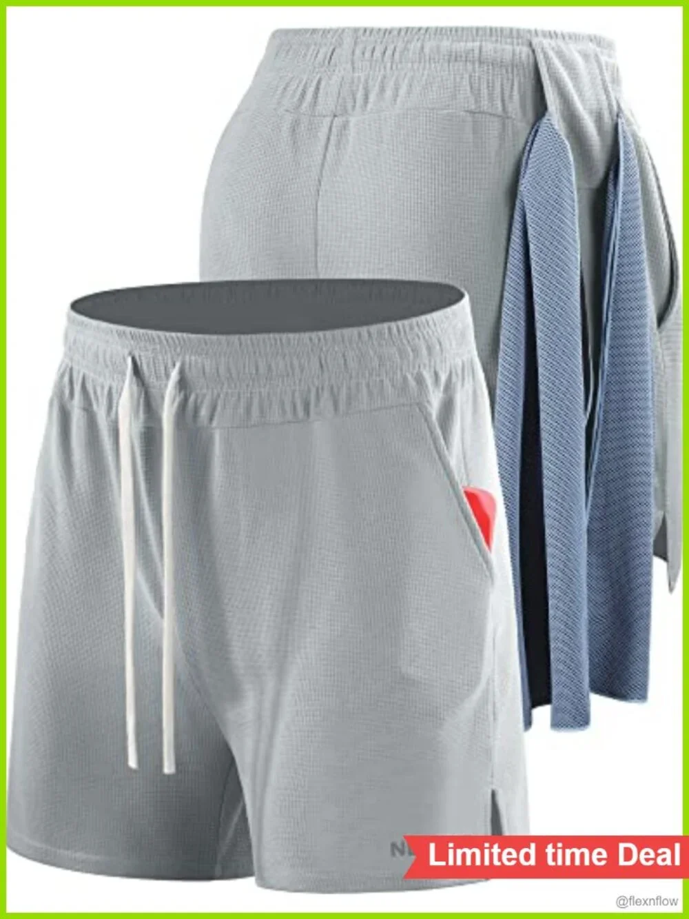 Men's 7 inch Running Shorts with Pockets Quick Dry Athletic Workout